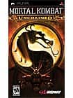 Front Detail. Mortal Kombat: Unchained - PSP.