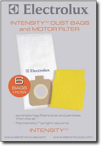 Front Standard. Electrolux - Intensity Bags and Filter for Electrolux Vacuum Series EL5020.