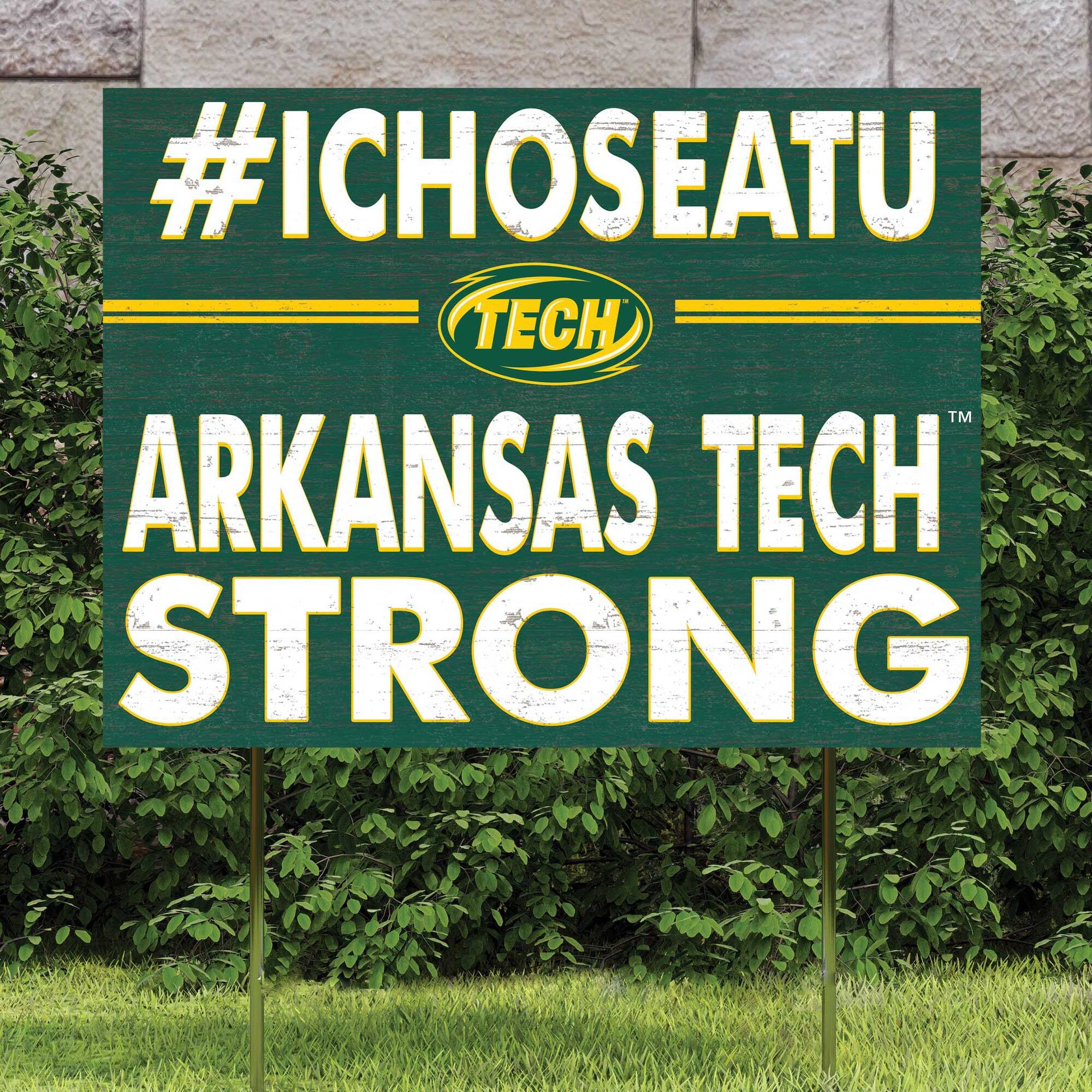 #ICHOOSEATU  
TECH  
ARKANSAS TECH  
STRONG