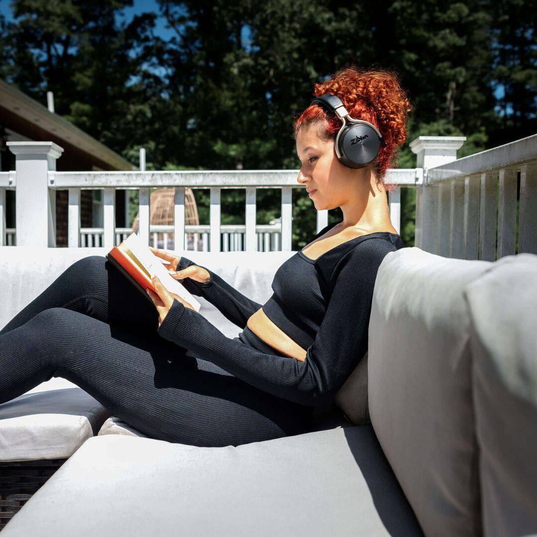 Back. Zildjian - ALCHEM-E Perfect Tune Headphones - Black.