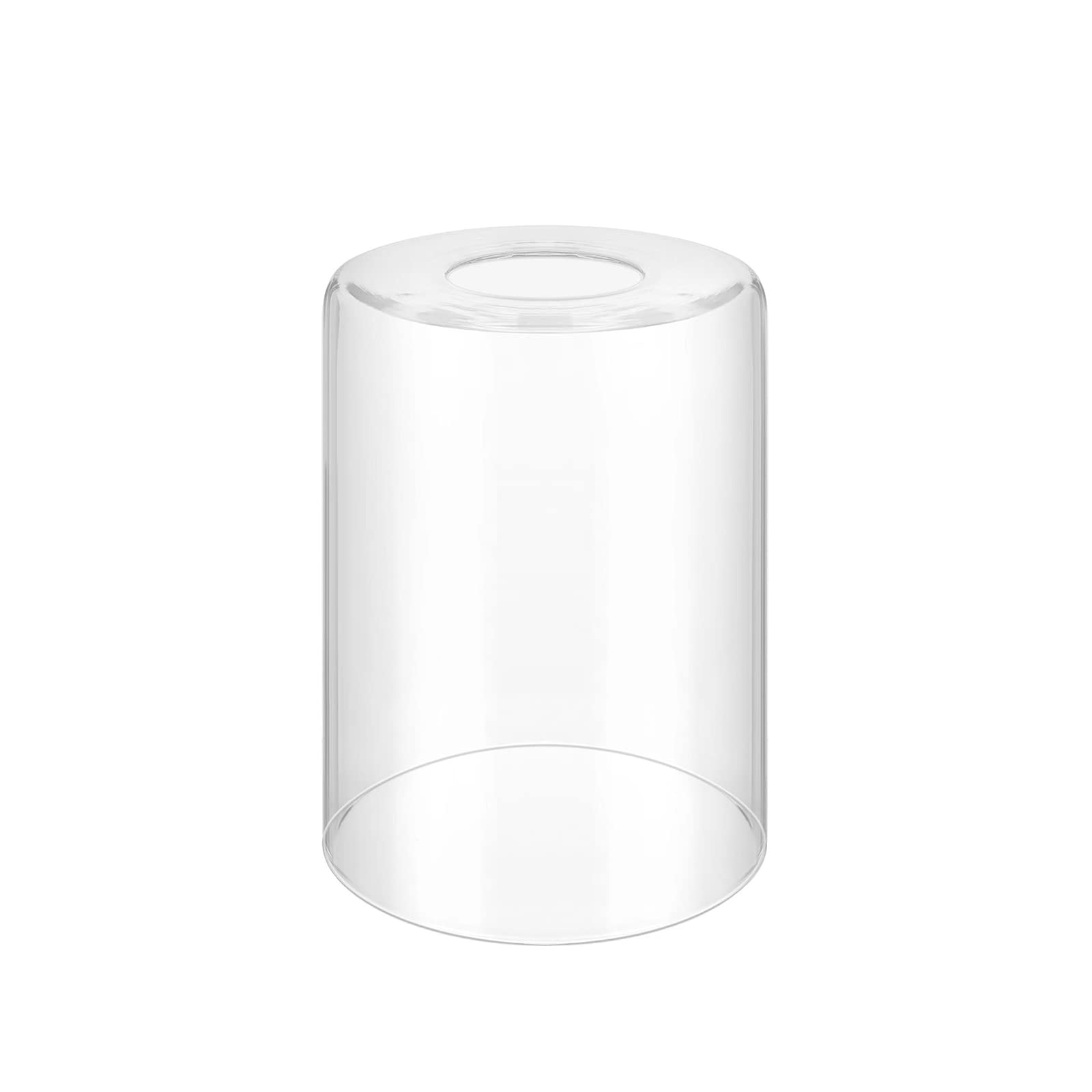 Comfort Essence - Clear Glass Lamp Shade Replacement Pack nch High nch Diameter nch Fitter Transmittance Cylinder Lampshade C - 1 Pack