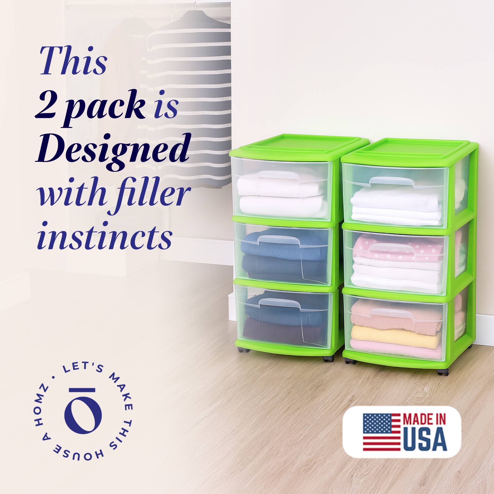 This 2 pack is Designed with filler instincts

LET'S HOMZ MAKE THIS HOUSE

MADE IN USA