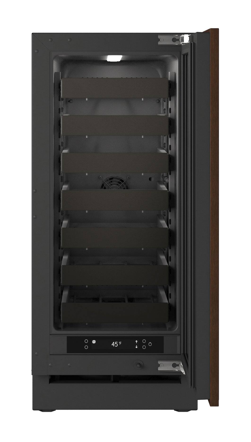 Alt View 3. U-Line - U-Line 15"W. 2.8 Cu.Ft. Built-In Wine Refrigerator-Panel Ready Frame/Glass - Integrated Frame.