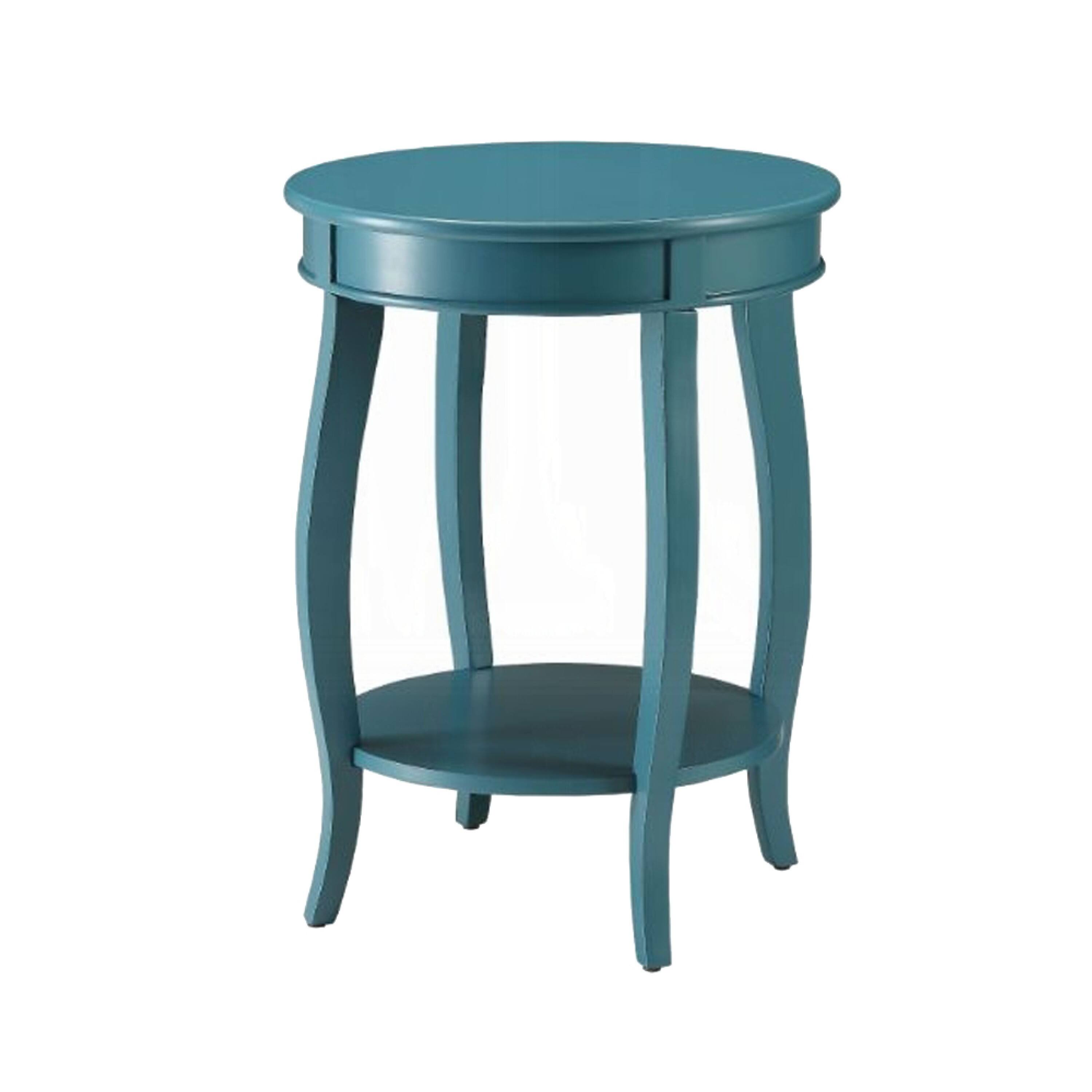 Alt View 2. Manhattan Lane - Affiable Side Table - Teal Blue.