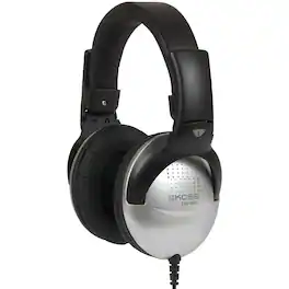 Koss - 195794 Ur29 Full-size Collapsible Over-ear Headphones - Silver
