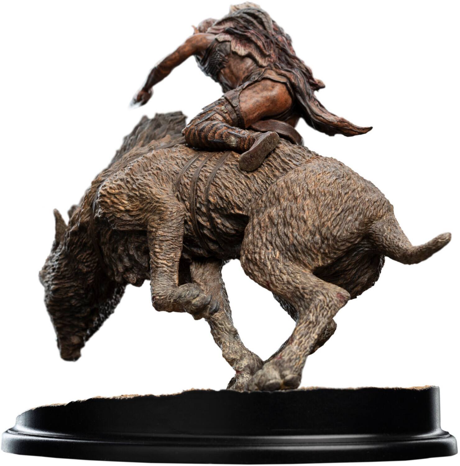 Alt View 4. Weta Workshop - Weta Workshop Polystone - The Lord of the Rings Trilogy - Sharku on Warg Miniature Statue   - COLLECTIBLES - Multicolor.