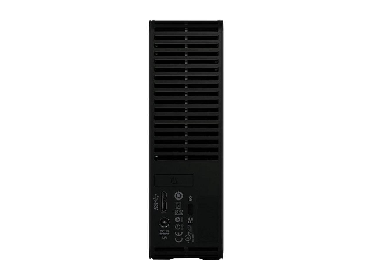 Alt View 4. Western Digital - WD Elements 14TB USB 3.0 Desktop External Hard Drive WDBWLG0140HBK-NESN Black - Black.