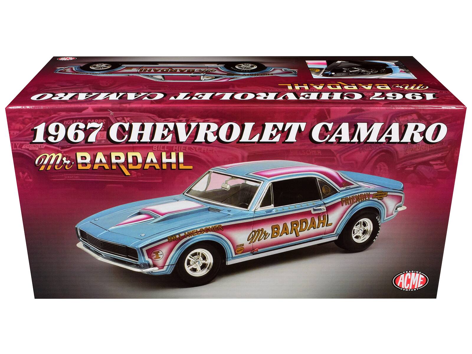 1967 Chevrolet Camaro  
Mr. Bardahl  
Bill Helscher  
Friendly Co-op  
Acme
