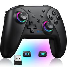 Kitcheniva - Wireless PC Controller-Bluetooth Controller For PC, Switch, iOS and Android - Black