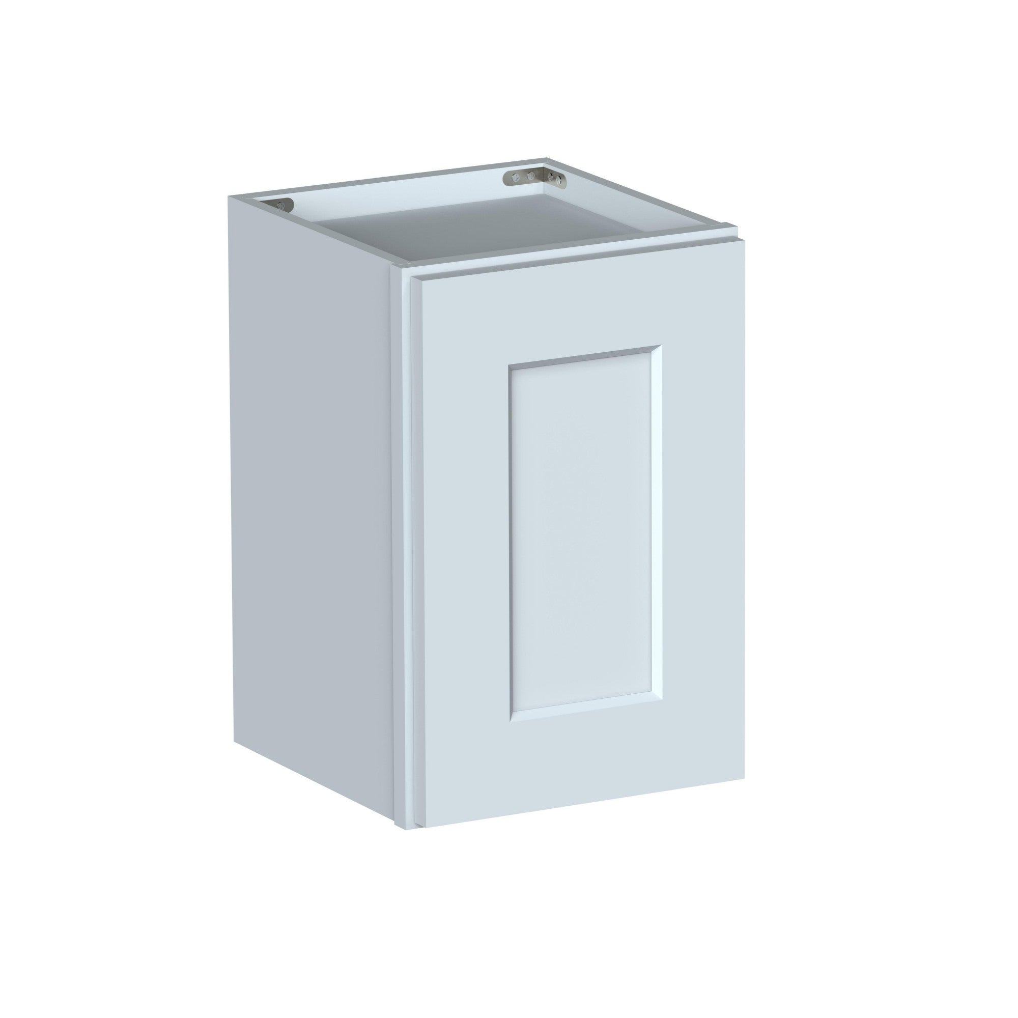 Alt View 1. Boyel Living - 12in.W x12in.D x18in.H Dove Gray WALL CABINET Fully assembled Cabinet With One HDF Door - Gray.