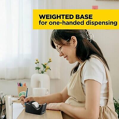 WEIGHTED BASE for one-handed dispensing