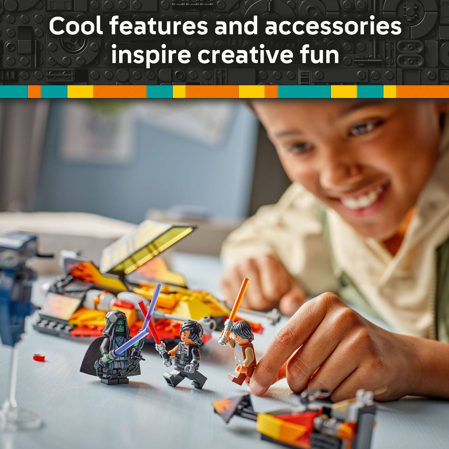 Cool features and accessories inspire creative fun.
