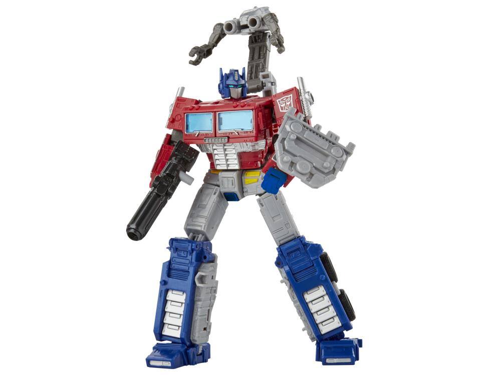 Alt View 4. Transformers - WFC-E11 Optimus Prime with Trailer Leader Class | Transformers Generations War for Cybertron Earthrise Chapter.
