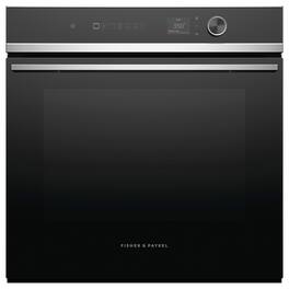 Fisher & Paykel - 24-in Built-In Single Electric Convection Wall Oven - Stainless Steel