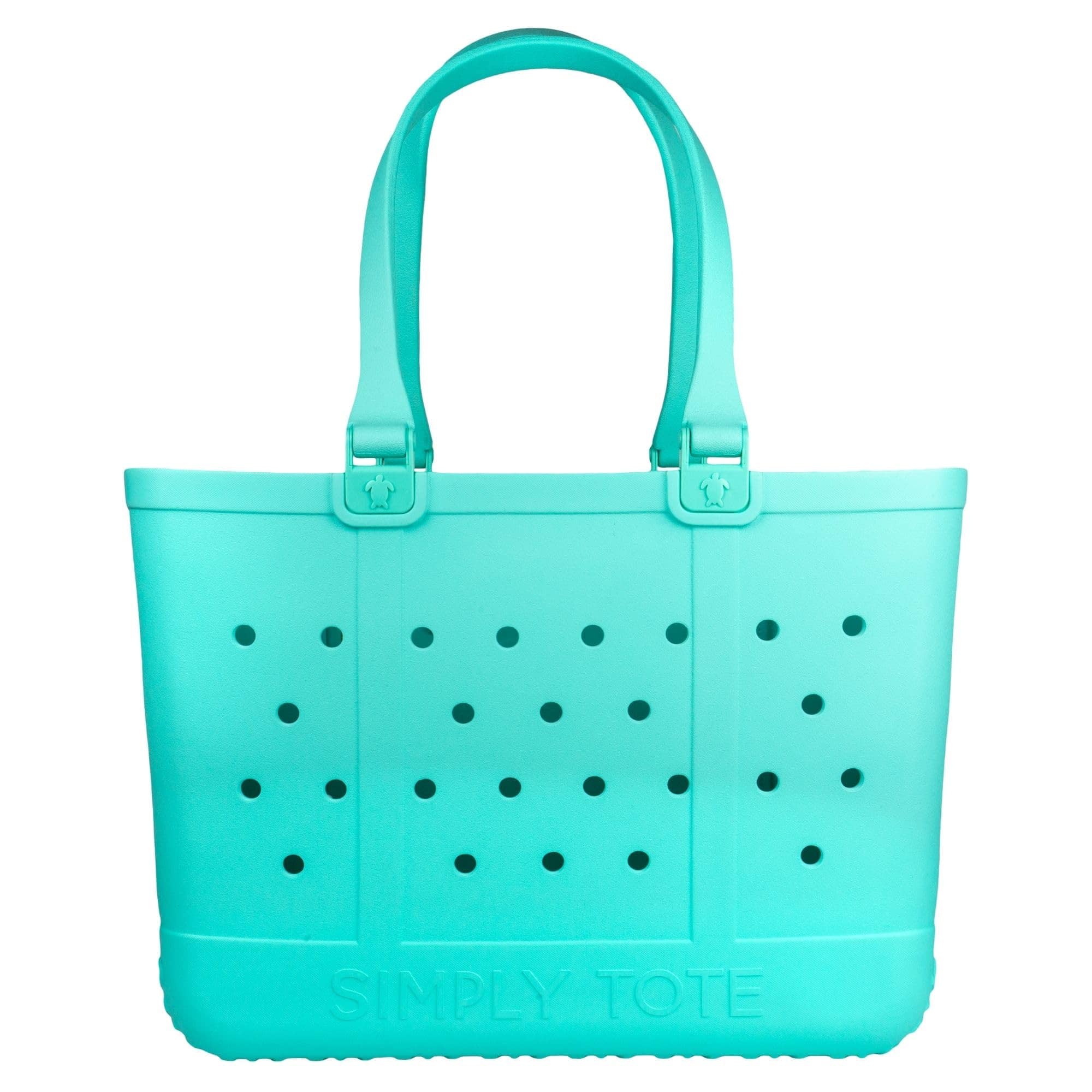 Vulpecula Spade - , Large Tote Bag - Seafoam