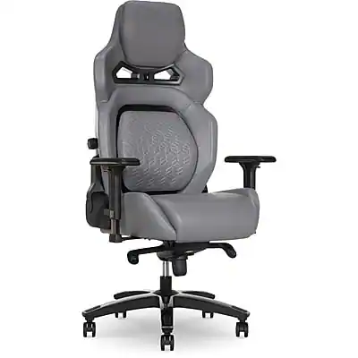 Front. Sharper Image - Sharper Image SGX300 Ergonomic Racing Gaming Chair - Gray.