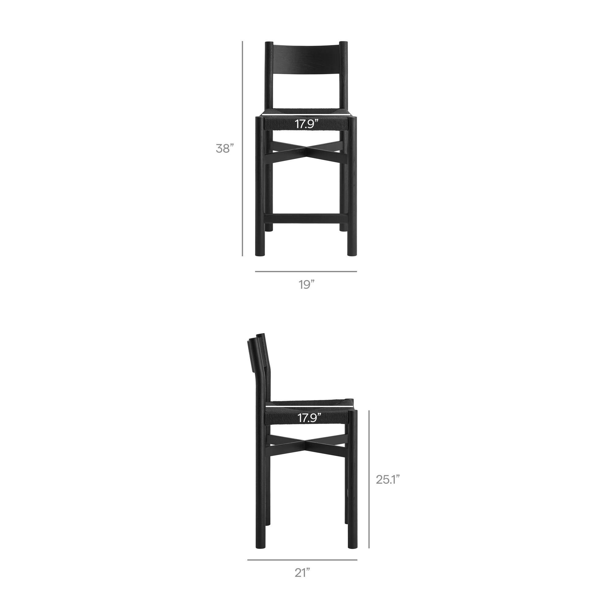 17.9" 38" 19" 17.9" 25.1" 21"