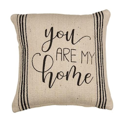 BreeBe - You Are My Home Pillow - White