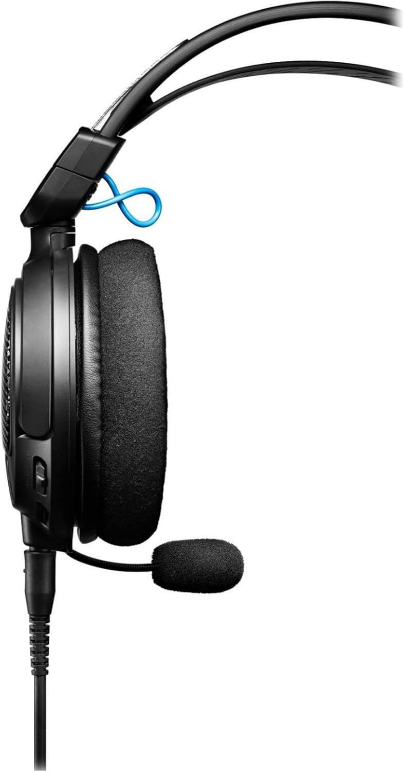 Alt View 1. Audio-Technica - Audio-Technica ATH-GDL3 High-Fidelity Open-Back Gaming Headset - Black.