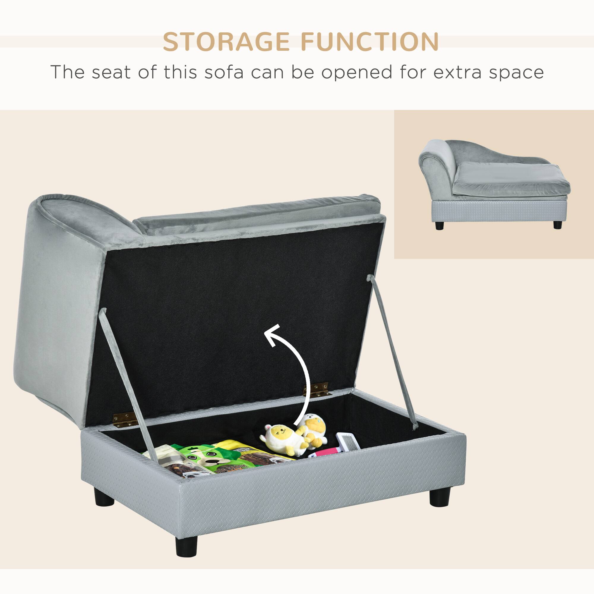 STORAGE FUNCTION  
The seat of this sofa can be opened for extra space