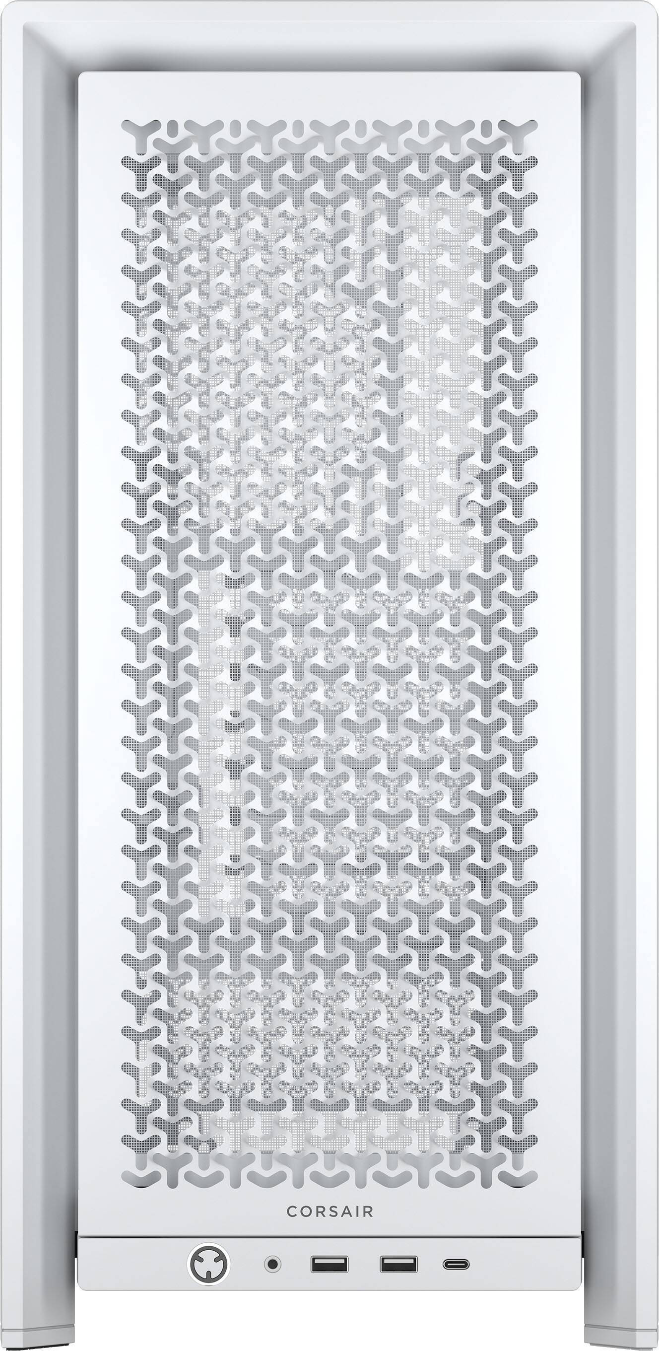 Alt View 18. CORSAIR - FRAME 4000D RS ATX Mid-Tower PC Case - White.