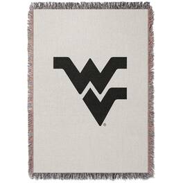 Chad & Jake - West Virginia Mountaineers Woven Blanket - White