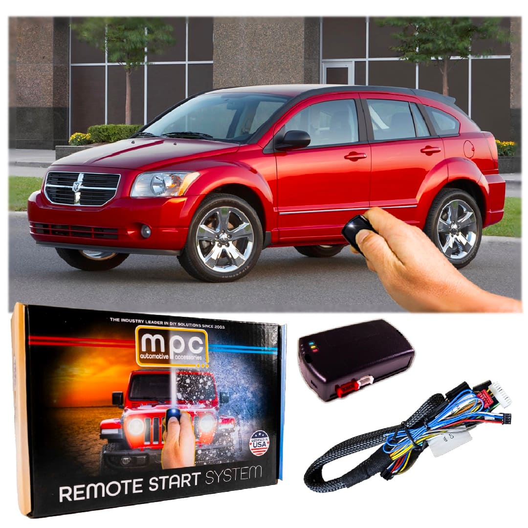 MPC - OEM Remote Activated Remote Start Kit For 2008-2012 Dodge Caliber - Plug-n-Play - Black