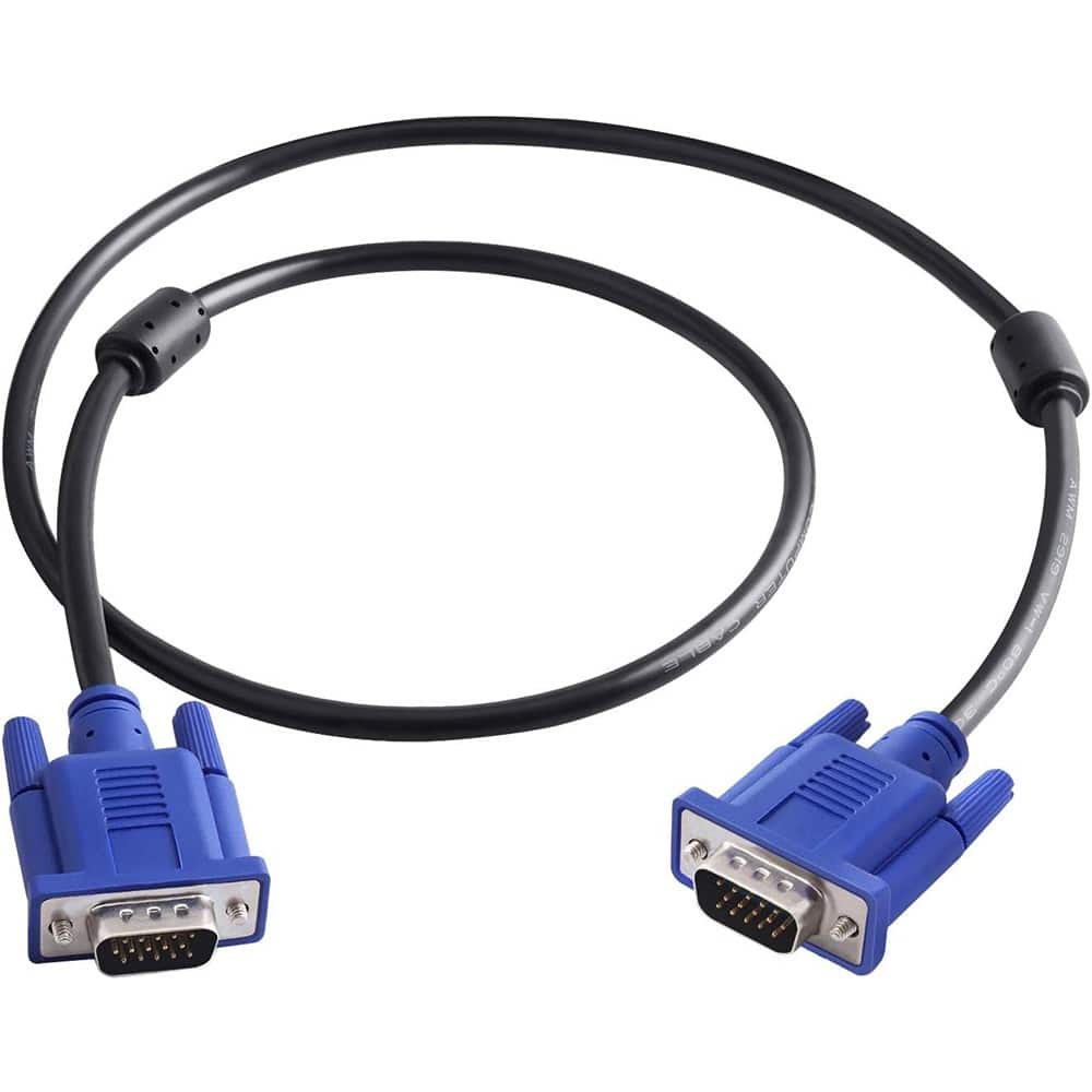 PARKER SLATER - VGA to VGA Monitor Cable – HD15 Male-to-Male, 3 Ft, Black