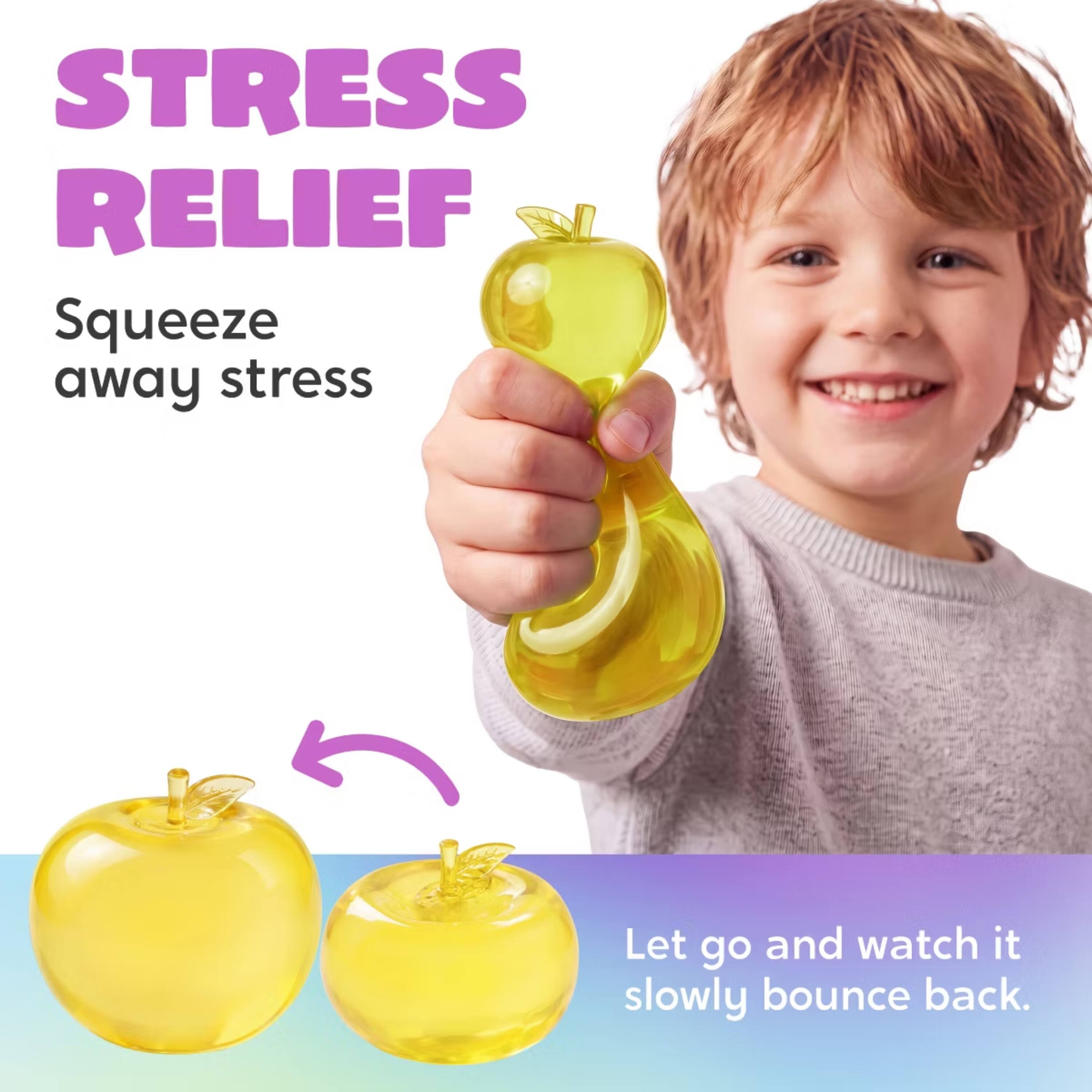 STRESS RELIEF  
Squeeze away stress  
Let go and watch it slowly bounce back.