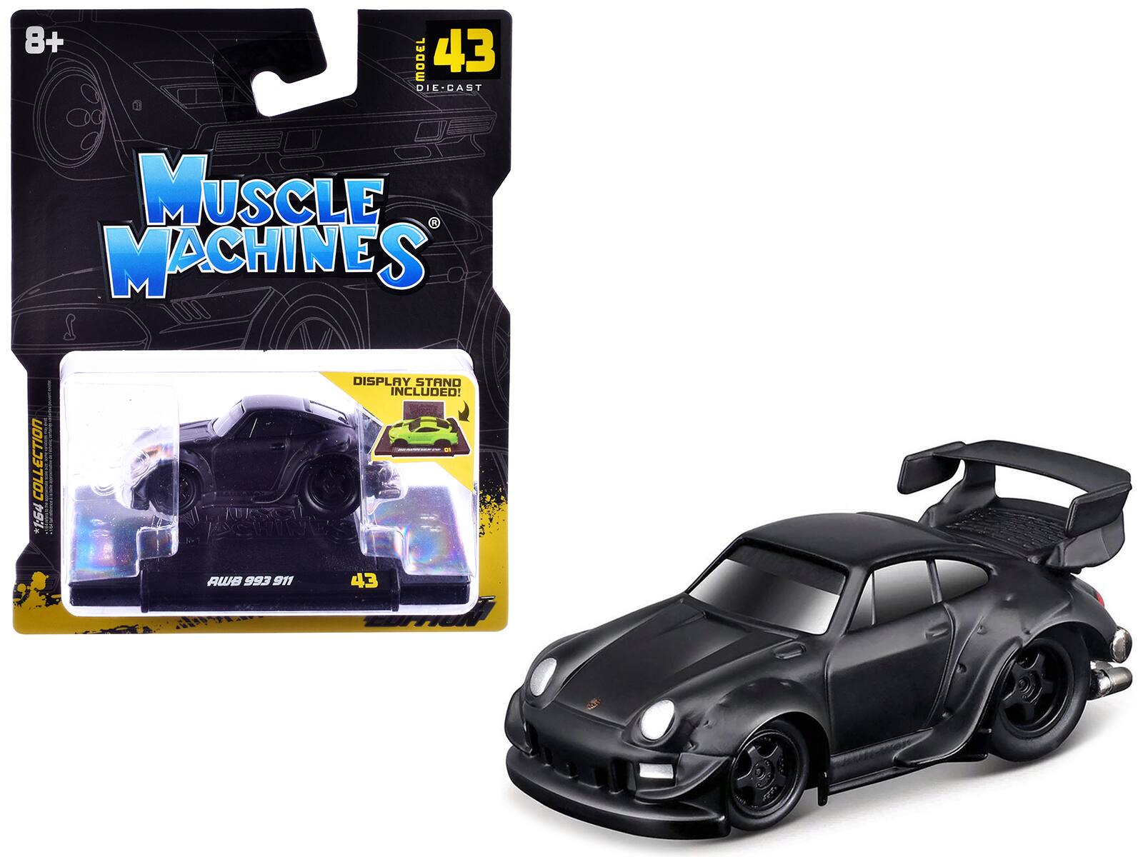 RWB 993 911 Matt Black 1/64 Diecast Model Car by Muscle Machines price history on PriceWatchPro