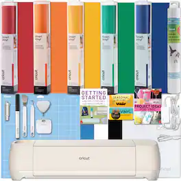 Cricut - Explore 4 Cutting Machine with Rainbow Smart Vinyl Bundle
