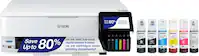 Epson - EcoTank Photo ET-8550 All-in-One Wide-format Supertank Printer - White - Front_Zoom