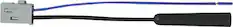 Front. Metra - Antenna Adapter Reverse for Select 2003-2023 Toyota Honda Mazda Acura Odyssey - Black.