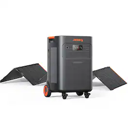 Jackery - Explorer 5000 Plus Portable Power Station (5040Wh) with a 500W Solar Panel for Essential Home Backup and Blackouts (5040 Wh Capacity)