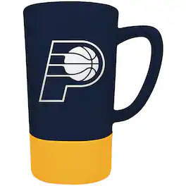Great American Products - Indiana Pacers Team Logo 16oz. Laser Etched Jump Mug - Multicolor