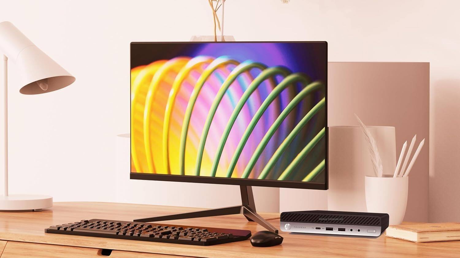 HP Refurbished Excellent EliteDesk 800 G4 Mini Desktop PC, Intel