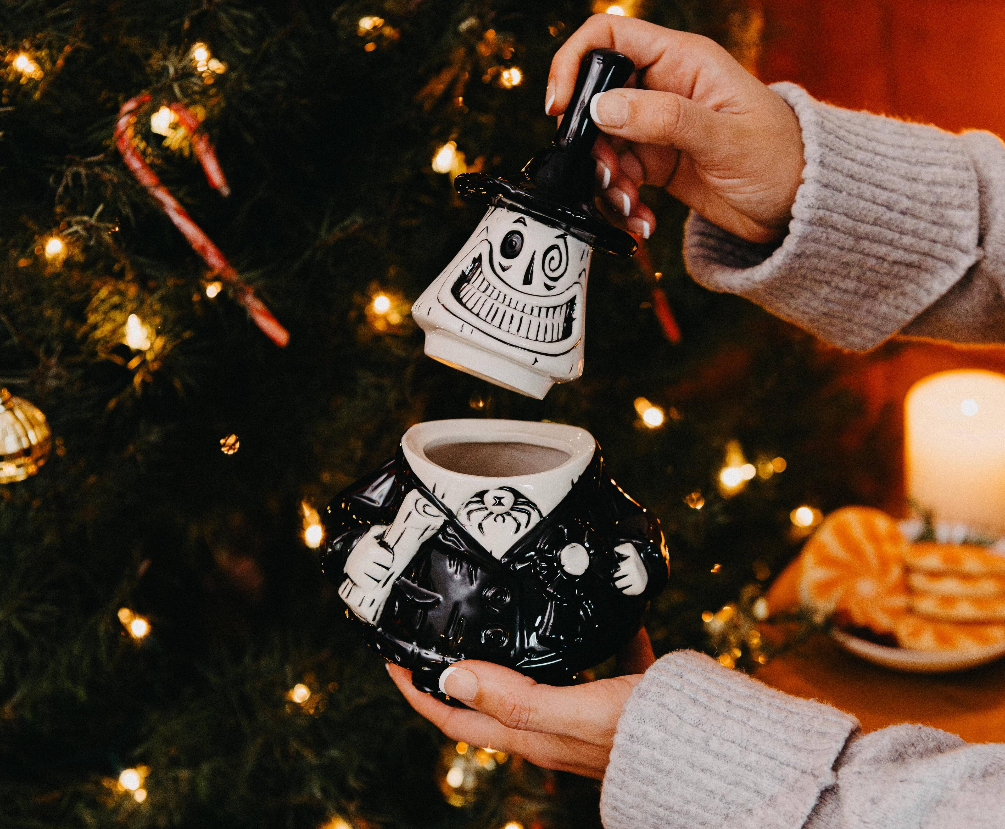 Alt View 5. Disney - Geeki Tikis Disney The Nightmare Before Christmas The Mayor 16-Ounce Ceramic Mug - White.