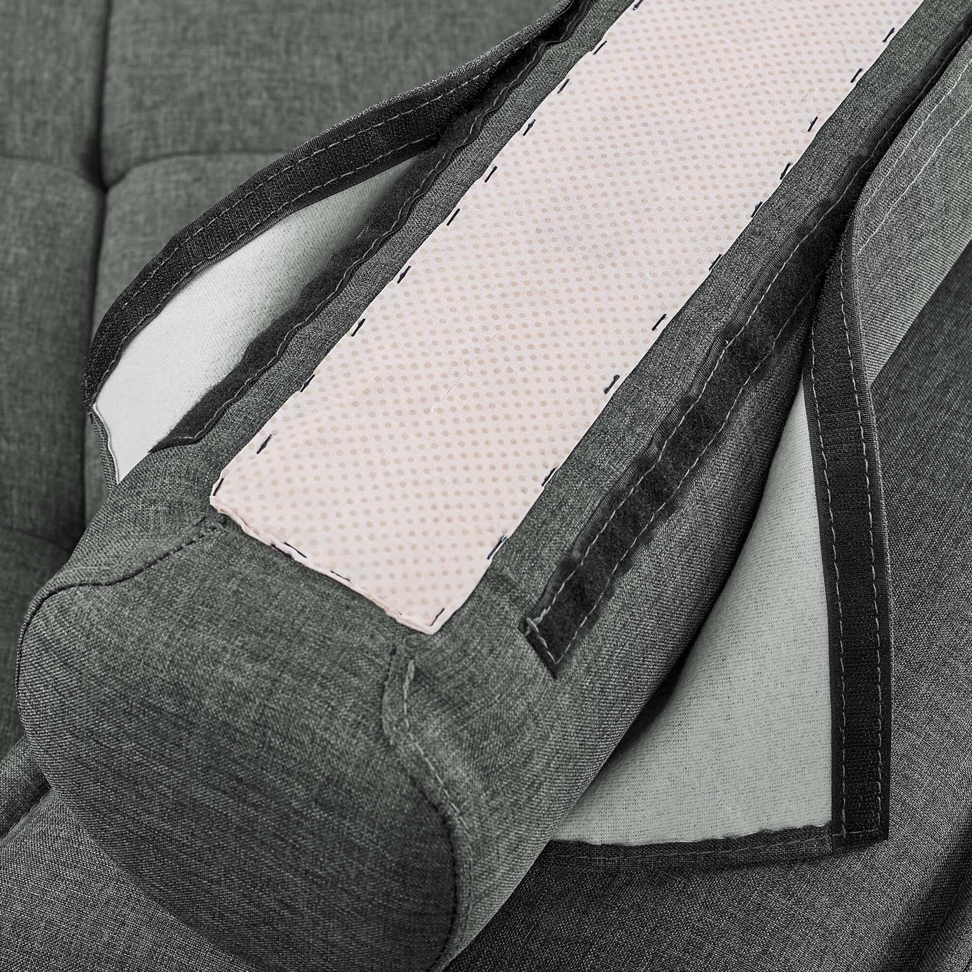 Alt View 5. Modway - Saunter Tufted Fabric Armless Chair by Modway - Gray.