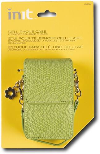 Front Standard. Init™ - Universal Case for Cell Phones - Green.
