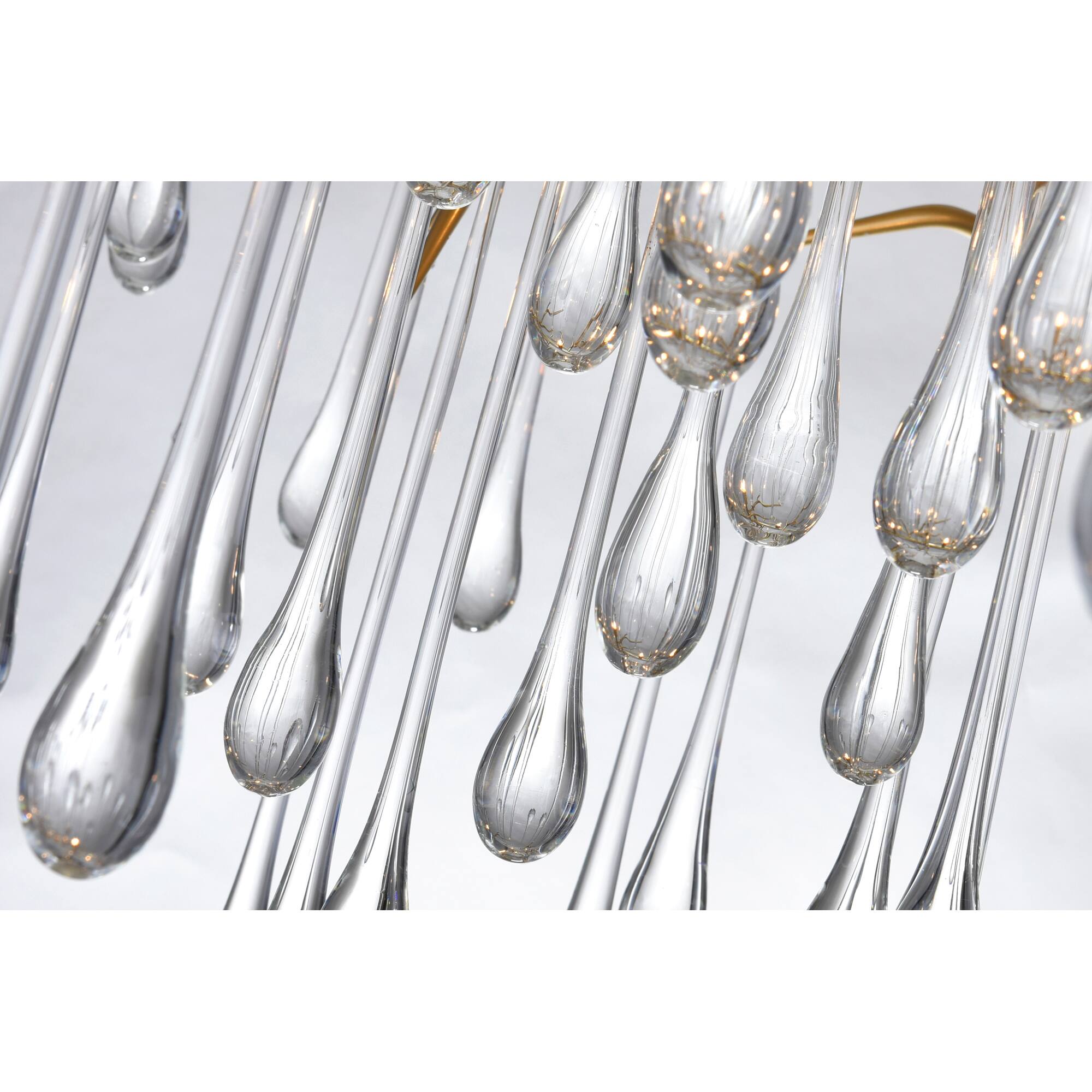 Alt View 1. CWI Lighting - Anita 12 Light Chandelier With Gold Leaf Finish - Gold Leaf.