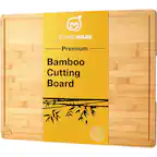 JUMBLWARE Premium Bamboo Cutting Board