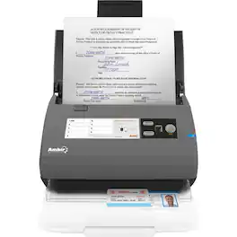 Ambir Technology Inc - ImageScan Pro 820ix for use with athenahealth - 48-bit 16-bit Grayscale - 20 ppm (Mono) - 20 ppm - Color