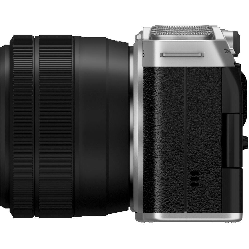 Back. Fujifilm - FUJIFILM X-M5 Mirrorless Camera with XC 15-45mm f/3.5-5.6 Lens (Silver) - 169007.
