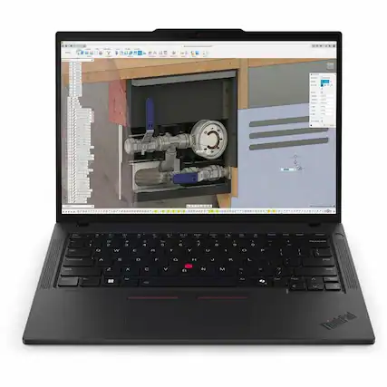 Front. Lenovo - Lenovo ThinkPad P14s Gen 6 21QT002EUS 14.5" Mobile Workstation - WUXGA - 60 Hz - Intel Core Ultra 7 2nd Gen 255H - 16 GB - Black.