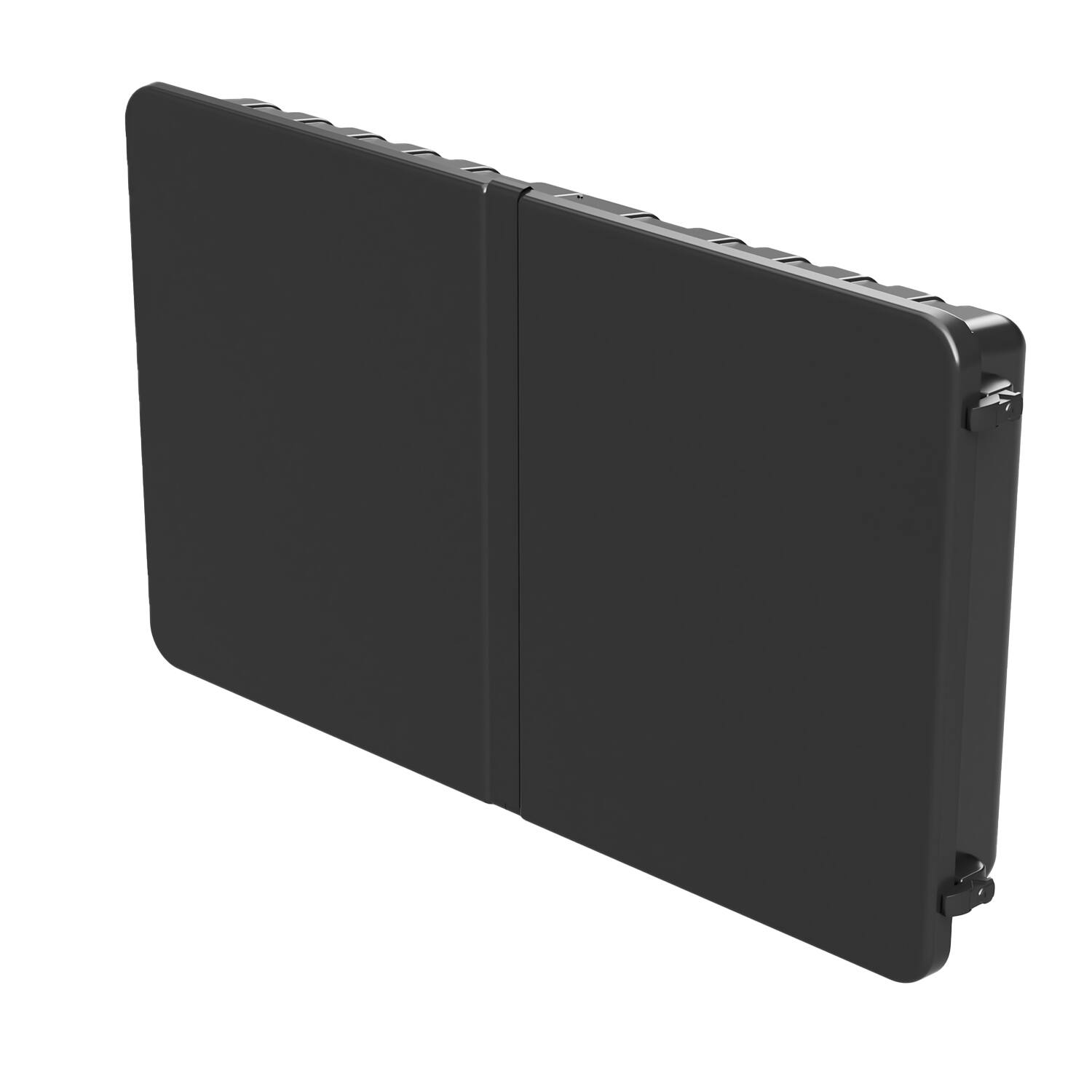 Alt View 11. Storm Shell - Deluxe Weatherproof 55”  Outdoor TV Enclosure with Full Motion TV Mount Included - Black.