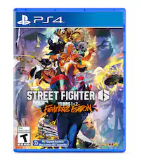 PS4 TM STREET FIGHTER YEARS 1-2 FIGHTER EDITION TEEN ADOLESCENTS T ESRB PS5 Upgrade Available Mise à niveau PS5 disponible CAPCOM