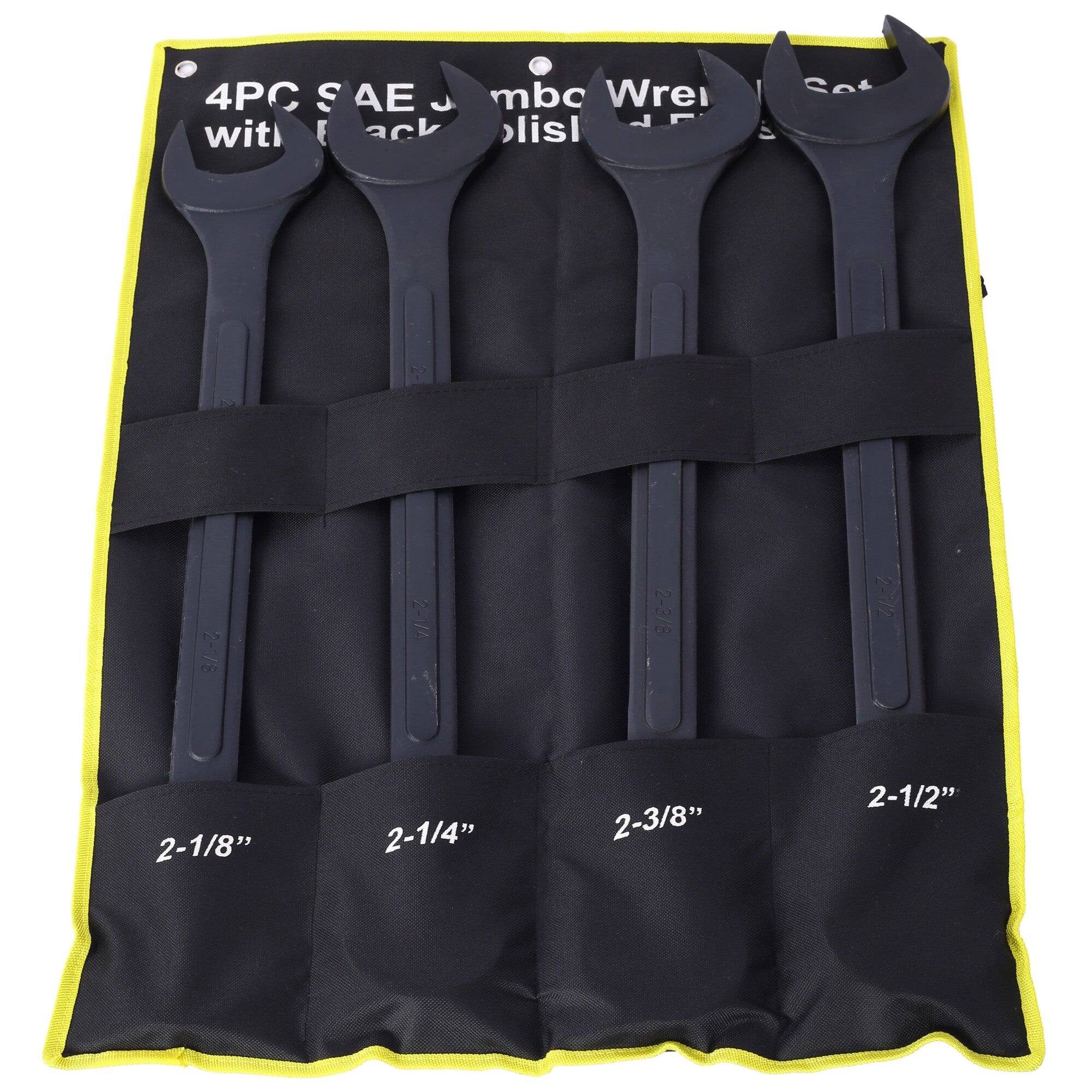 4PC SAE Jmbc Wrench Set with Rack

2-1/8" 2-1/4" 2-3/8" 2-1/2"