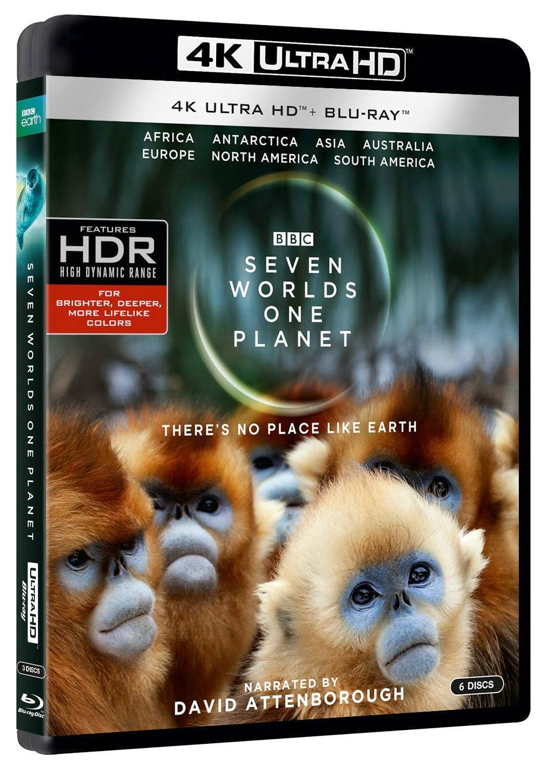 Angle. Seven Worlds, One Planet   - 4K Blu-Ray.