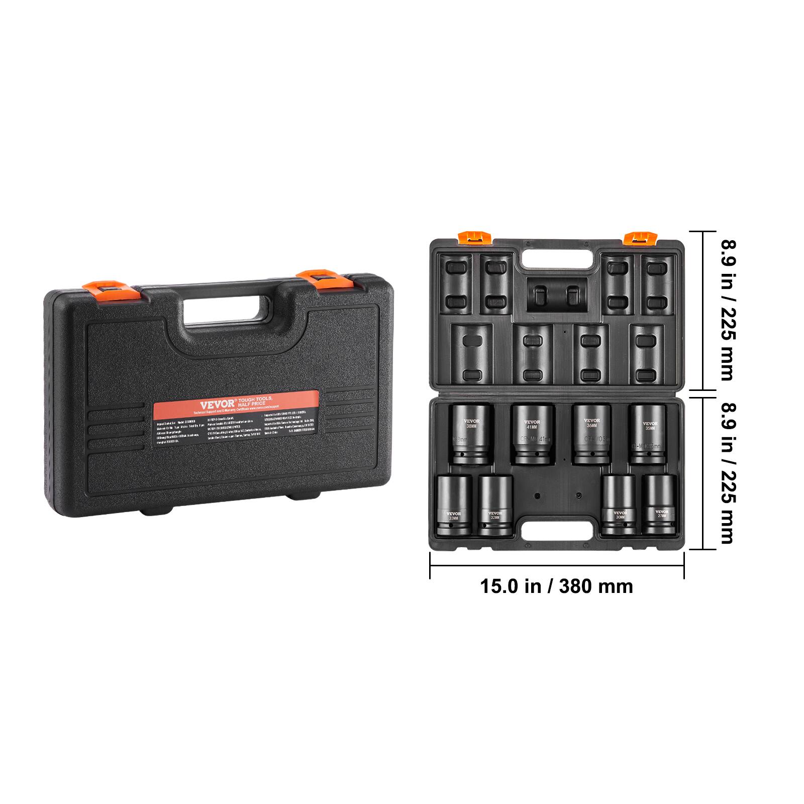 NUSTOOA SOAGR  VEVOR AT P I I : I  -  -  - - I  - - 2 - -  I - - - -  - - i - HONE 2 - . I S I I - . i - . 8.9 in I 225 mm 8.9 in I 225 mm 15.0 in I 380 mm