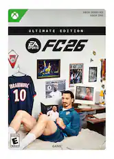 XBOX SERIES X|S
XBOX ONE
ULTIMATE EDITION
EA SPORTS
FC26
WE WANT ZLATAN!
IBRAHIMOVIC 10
RONALDO 9
EVERYONE
E
ESRB
GAME